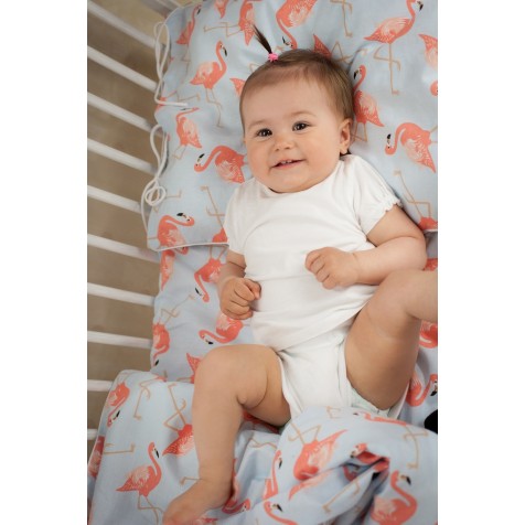 Komplet pościeli Flamingi