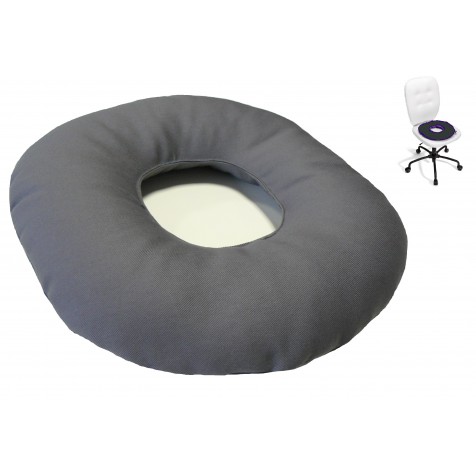 Poduszka oponka ciemna szara