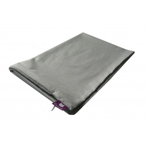 Poszewka bawełniana szara