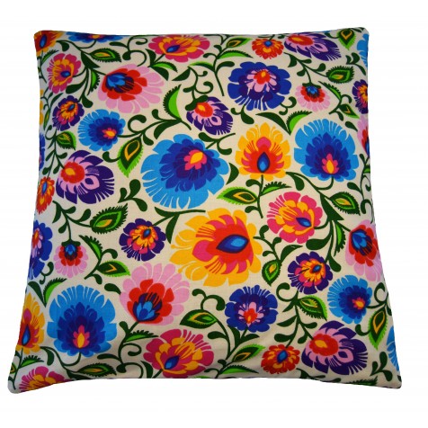 Poszewka bawełniana w kwiaty